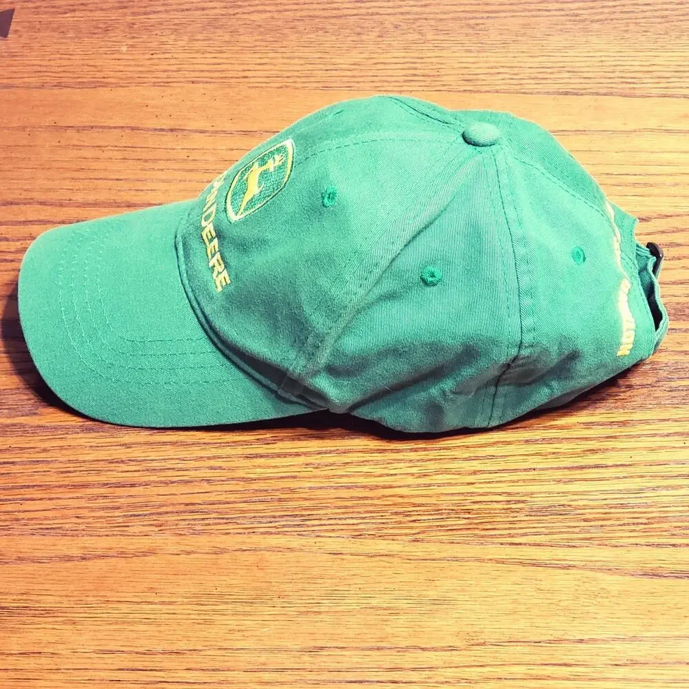 John Deere Hat Dad Cap Mens Green Yellow Curved Bill Owners Edition Adult